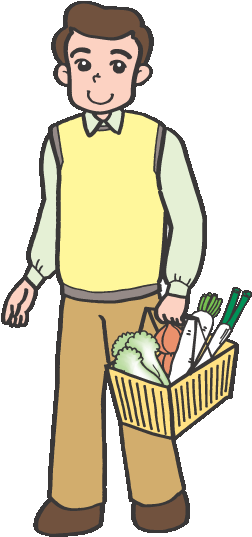 イラスト - 買い物 イラスト (258x536)