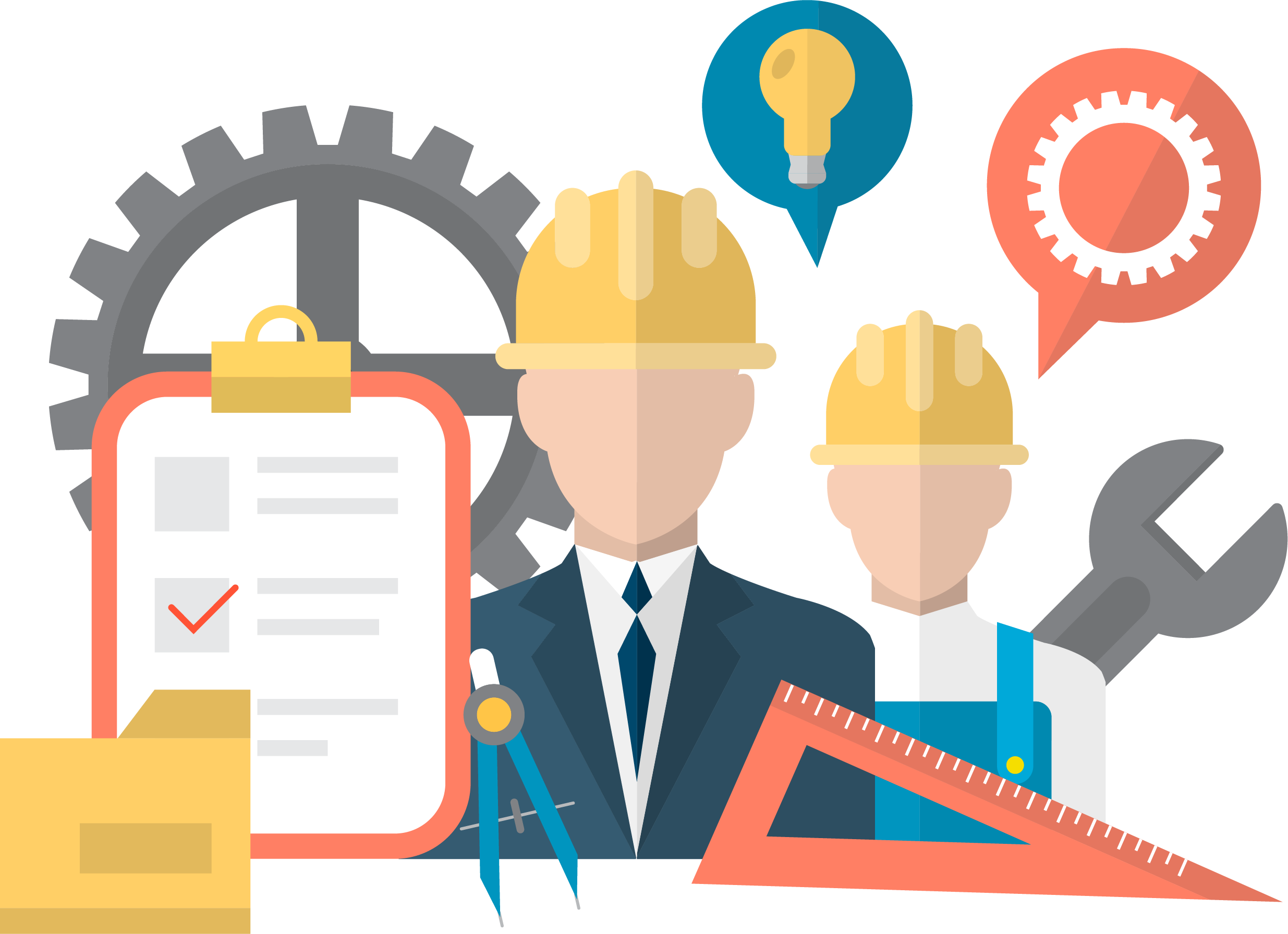Mechanical Engineering Euclidean Vector - Mechanical Engineering Clipart Png (2470x1792)