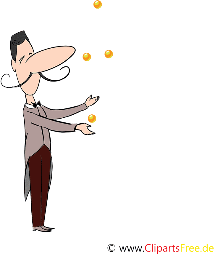 Jongleur Clipart (1000x1100)