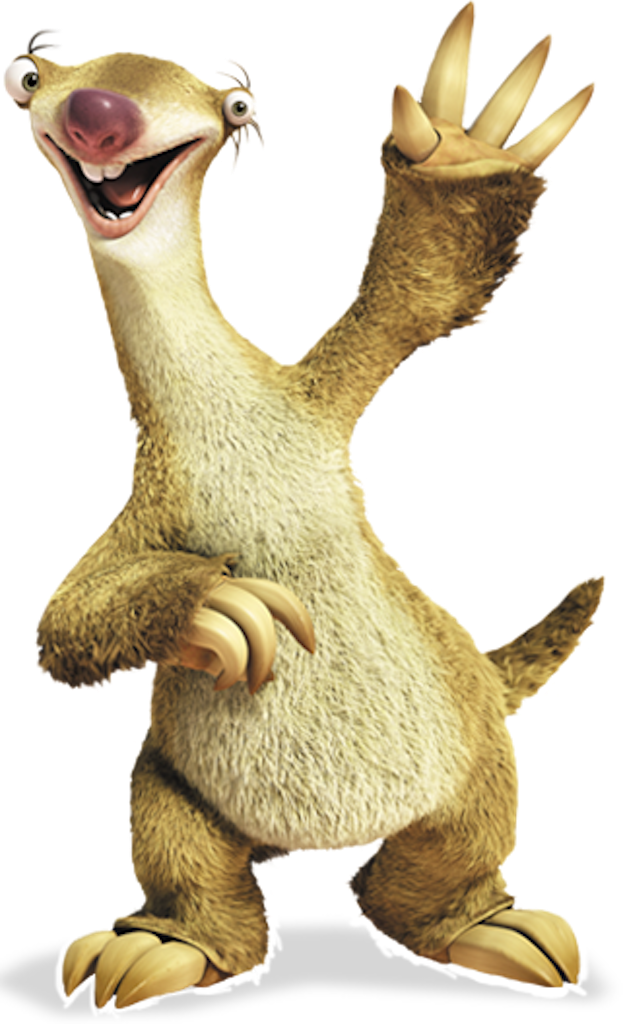 Ice Age Sid Png - Ice Age: Continental Drift (2012) (623x1024)