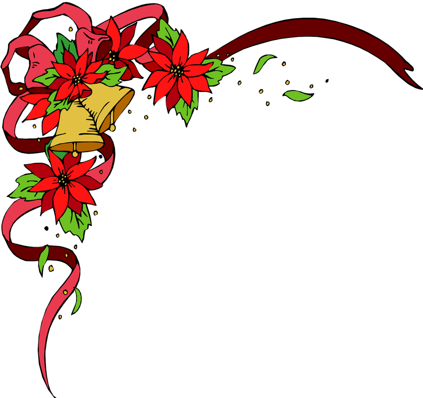 Corner Christmas Borders (838x800)