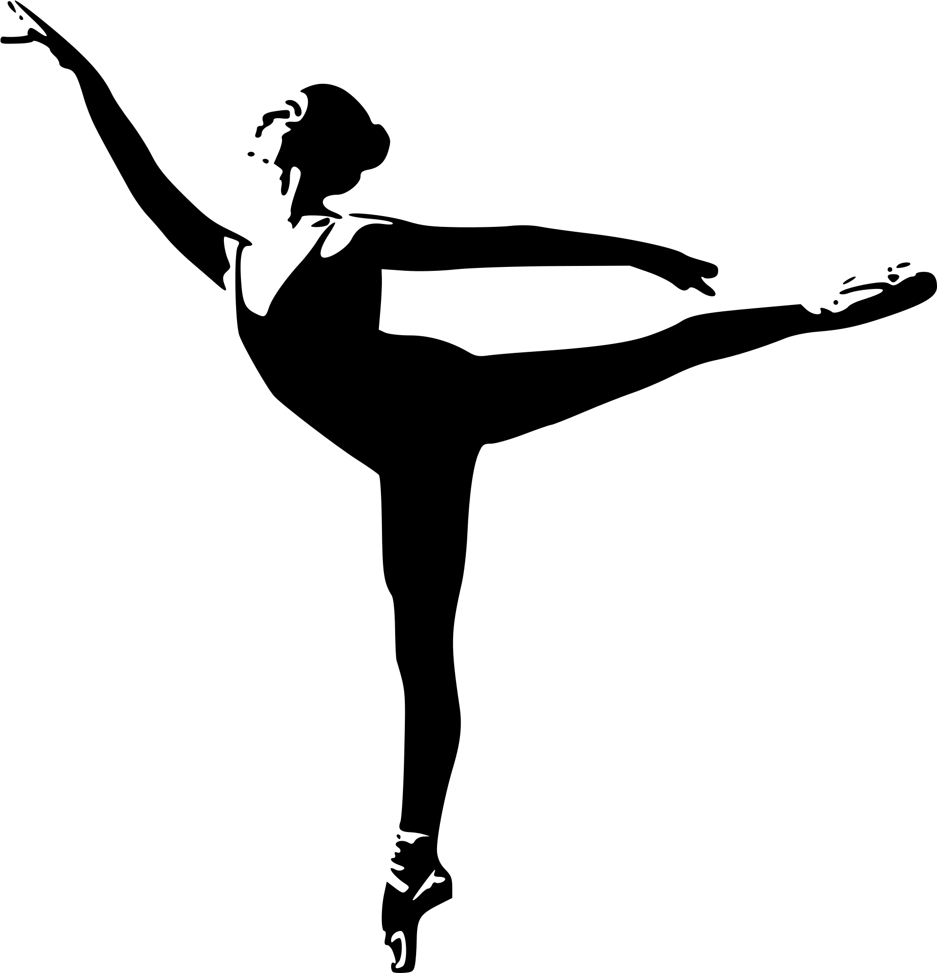 Open - Dancer Silhouette Kick (2000x2072)