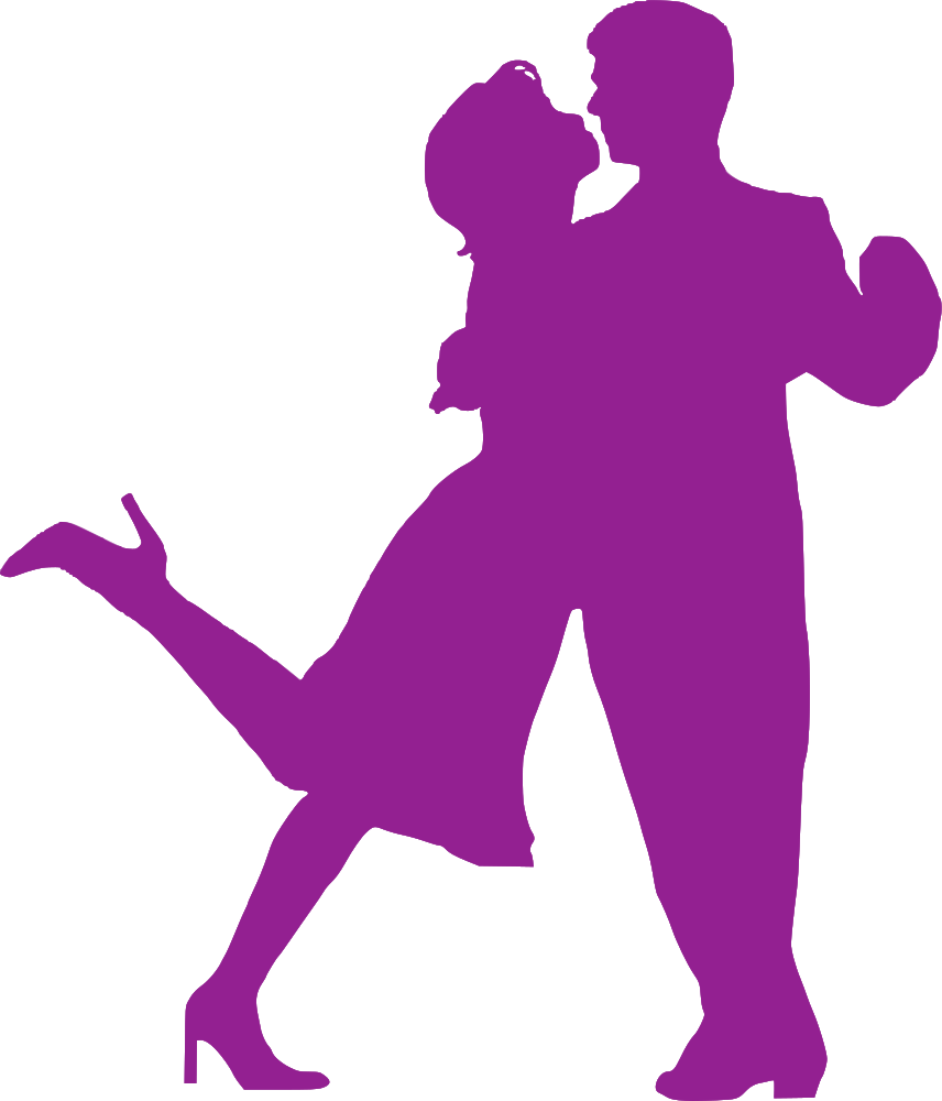 Danse Clipart Purple - Dance Vector (856x1000)