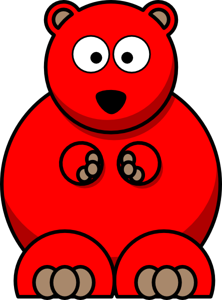 Cartoon Bear Walking Transparent (444x600)