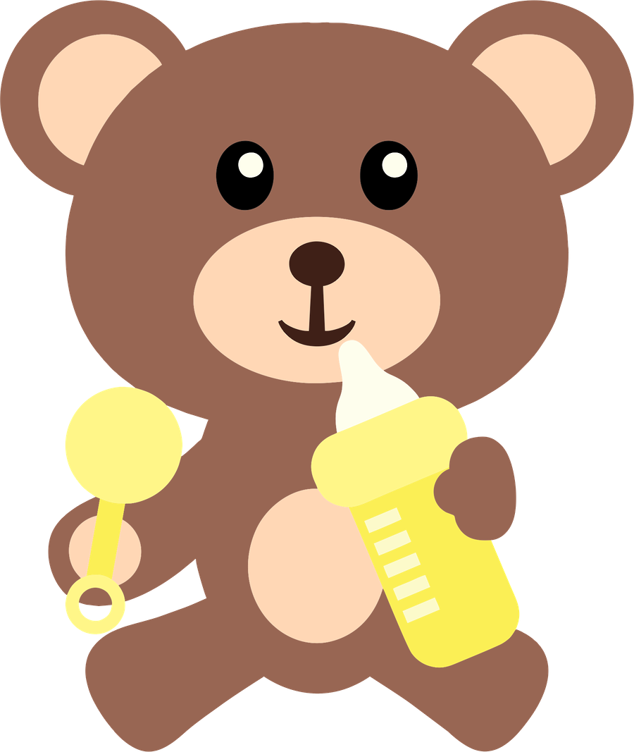 Teddy Bear - Ursinho Clipart (900x1067)