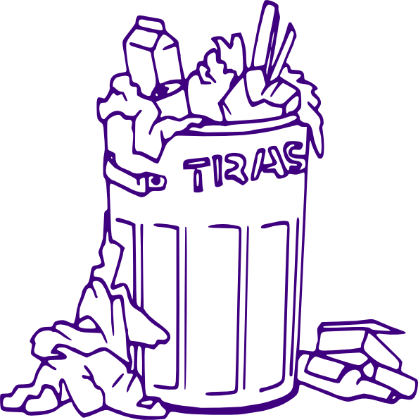 Rubbish Bin Drawing (594x596)