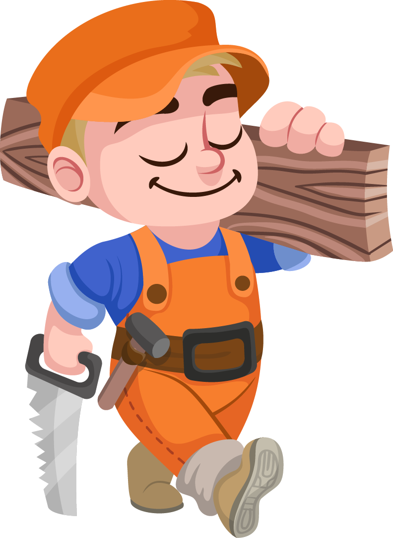 Carpentry Cliparts - Carpenter Clipart (792x1082)