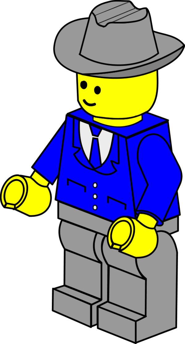 Lego Characters Vector Png (600x1116)