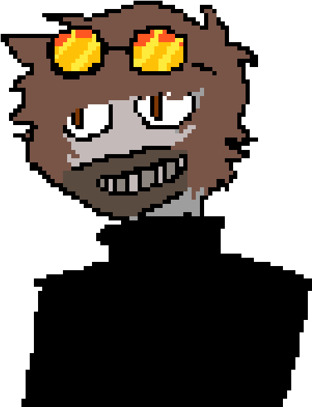Pixel Art Grid Creepypasta (600x600)