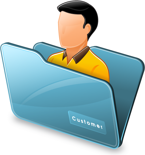 Folder Png Image - Customer Icon (512x512)