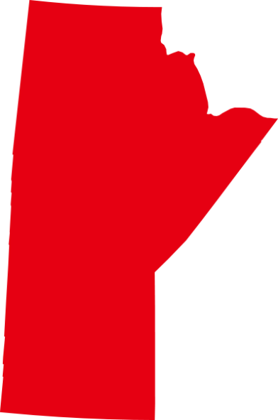Map Of Manitoba - Map (392x591)