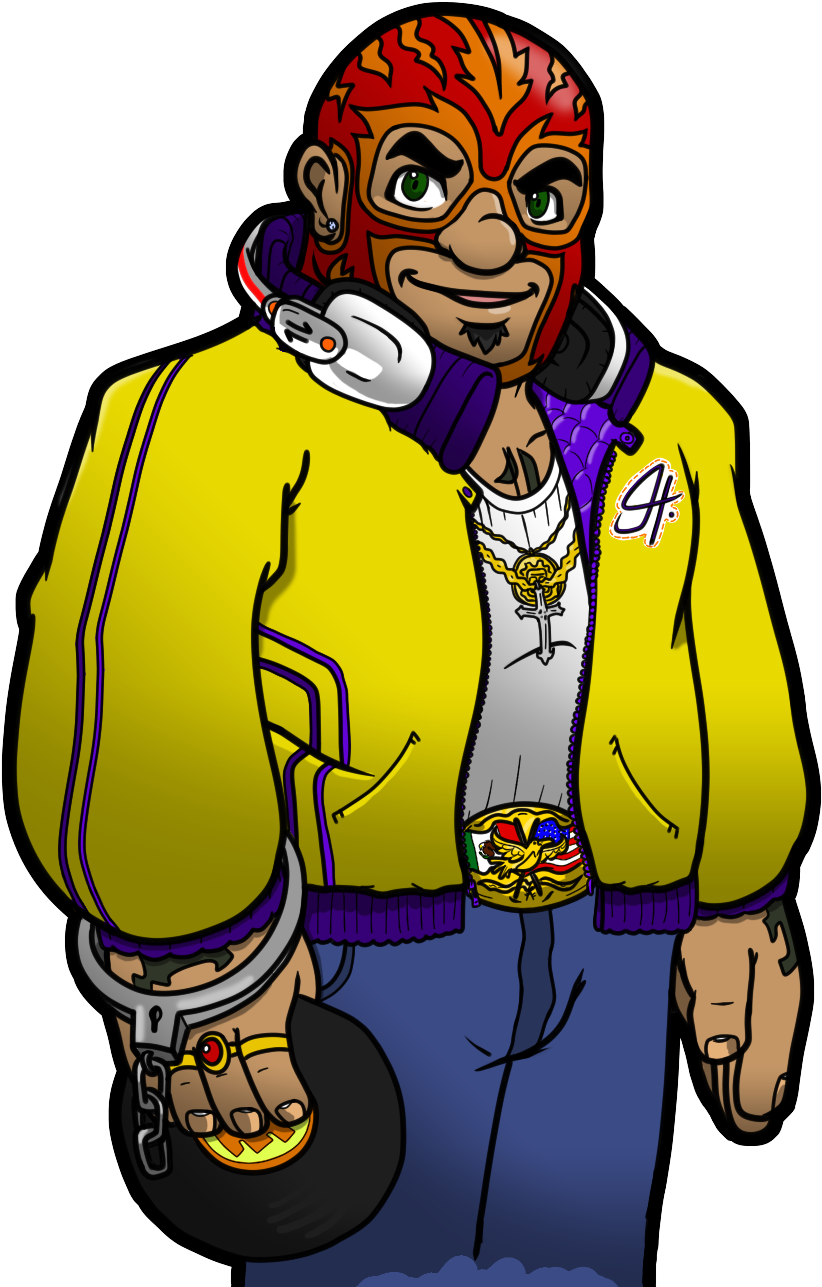 Dj Hero - Cartoon (875x1300)