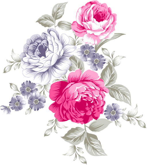 Vintage - Flower (512x576)