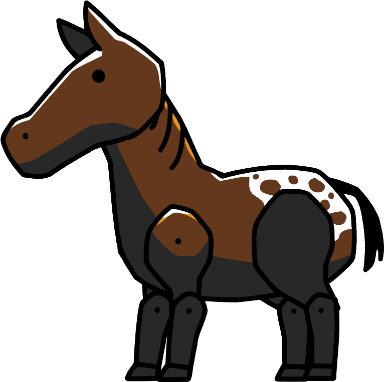 Appaloosa - Scribblenauts Donkey (777x768)