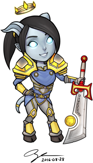 2016 08 - Chibi Draenei Paladin (400x600)