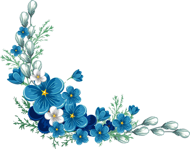 Border Floral Transparent Background (650x512)