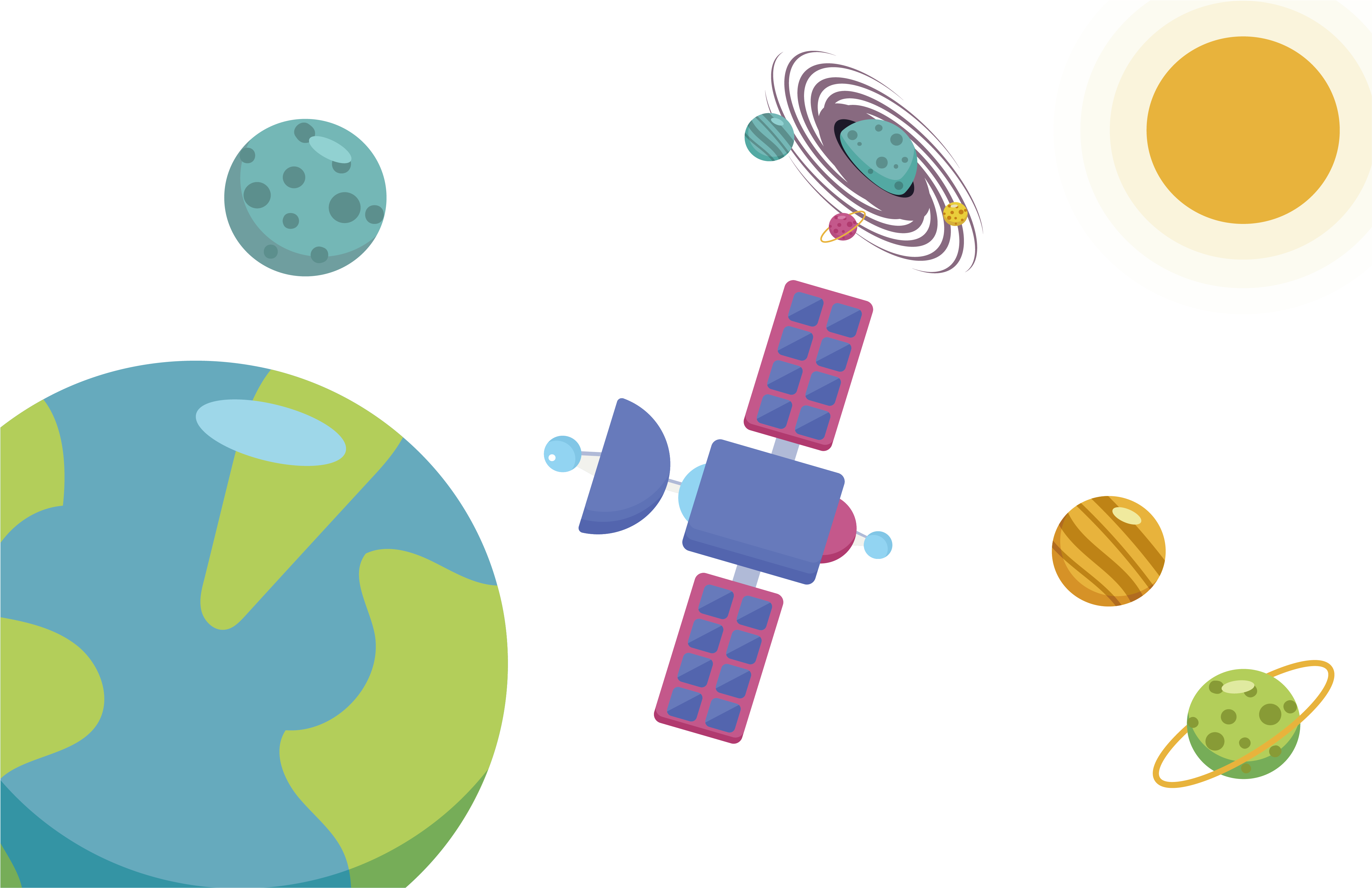 Spacecraft Satellite Adobe Illustrator Outer Space - Spacecraft (5242x3455)