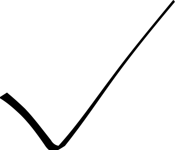 Check Mark - Small Checkmarks (562x480)