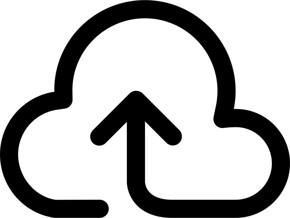 Png File - Cloud Upload Icon (980x736)