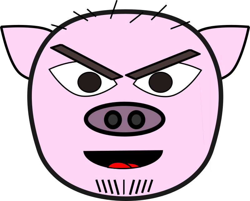 Medium Image - Varkenshoofd Png (800x644)