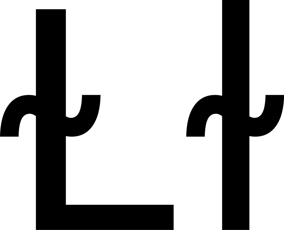 Latin Letter L With Middle Tilde - Parallel (958x778)