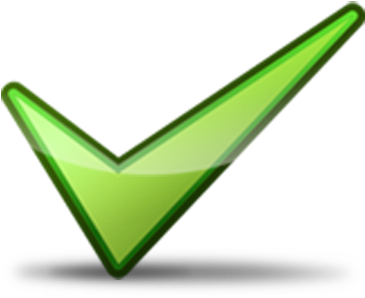 Check Mark Symbol Clip Art - Triangle (640x500)