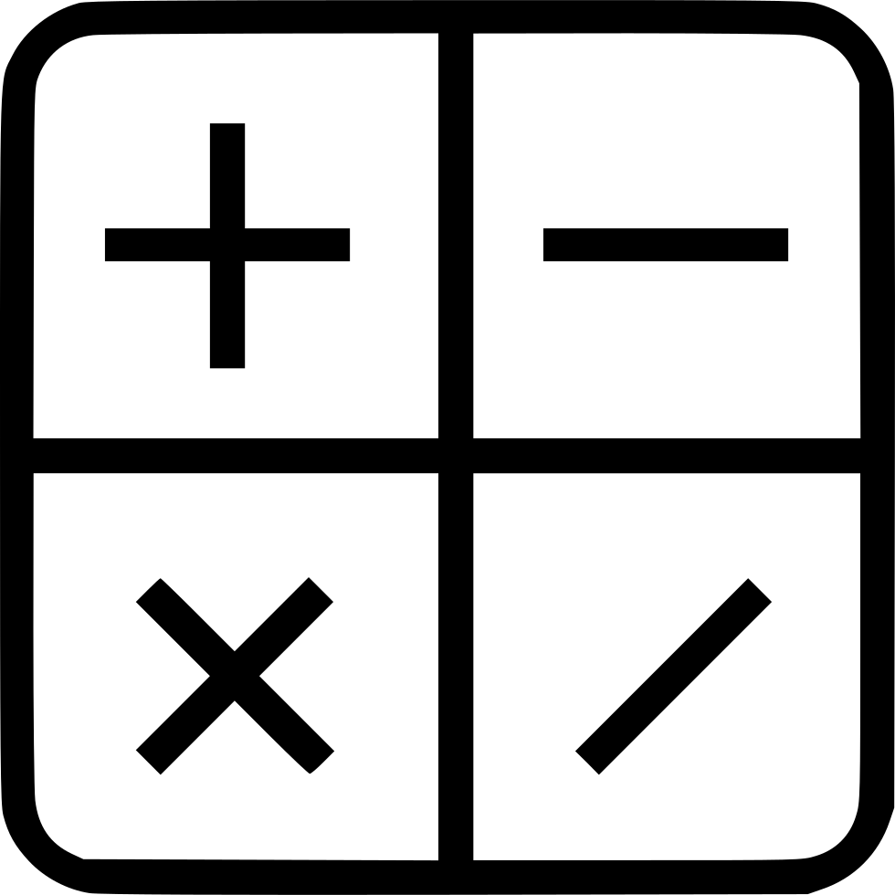 Mathematics Operations Algebra Comments - Icon (980x980)