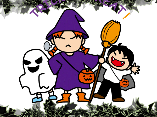 ハロウィンのイラスト - Halloween (600x450)