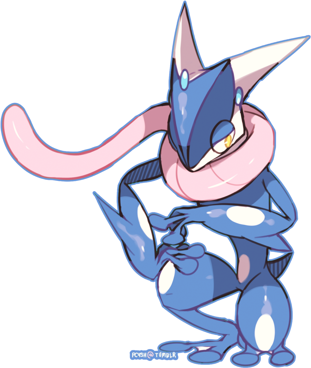 Sardotha - Pokemon Froakie Final Evolution (1024x1199)