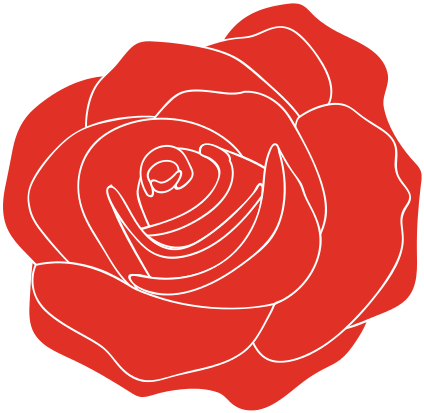 Rose Line Drawing Image - Drawing (550x550)
