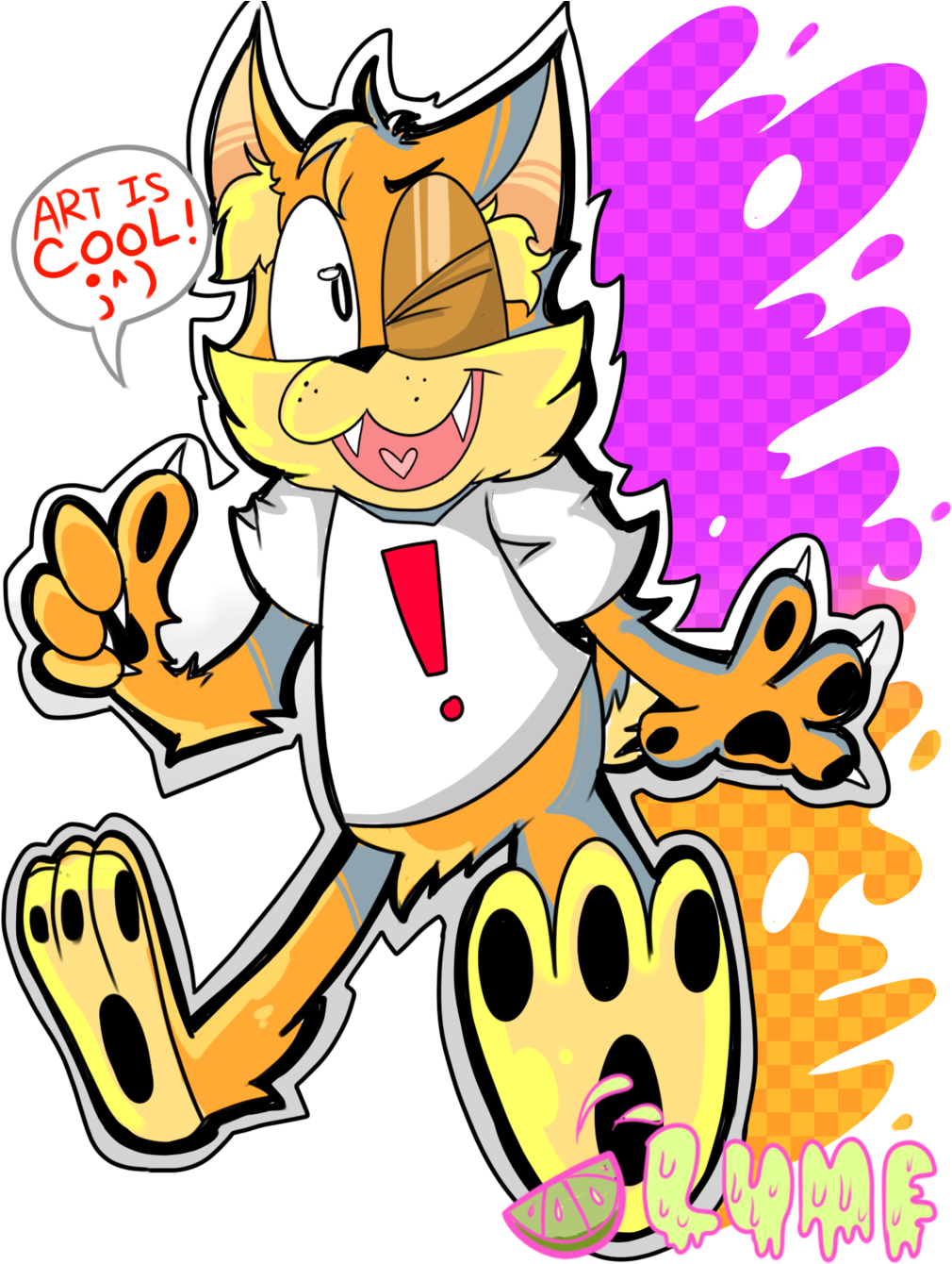 Bubsy B-) By Cinnapepper - Cartoon (1024x1339)