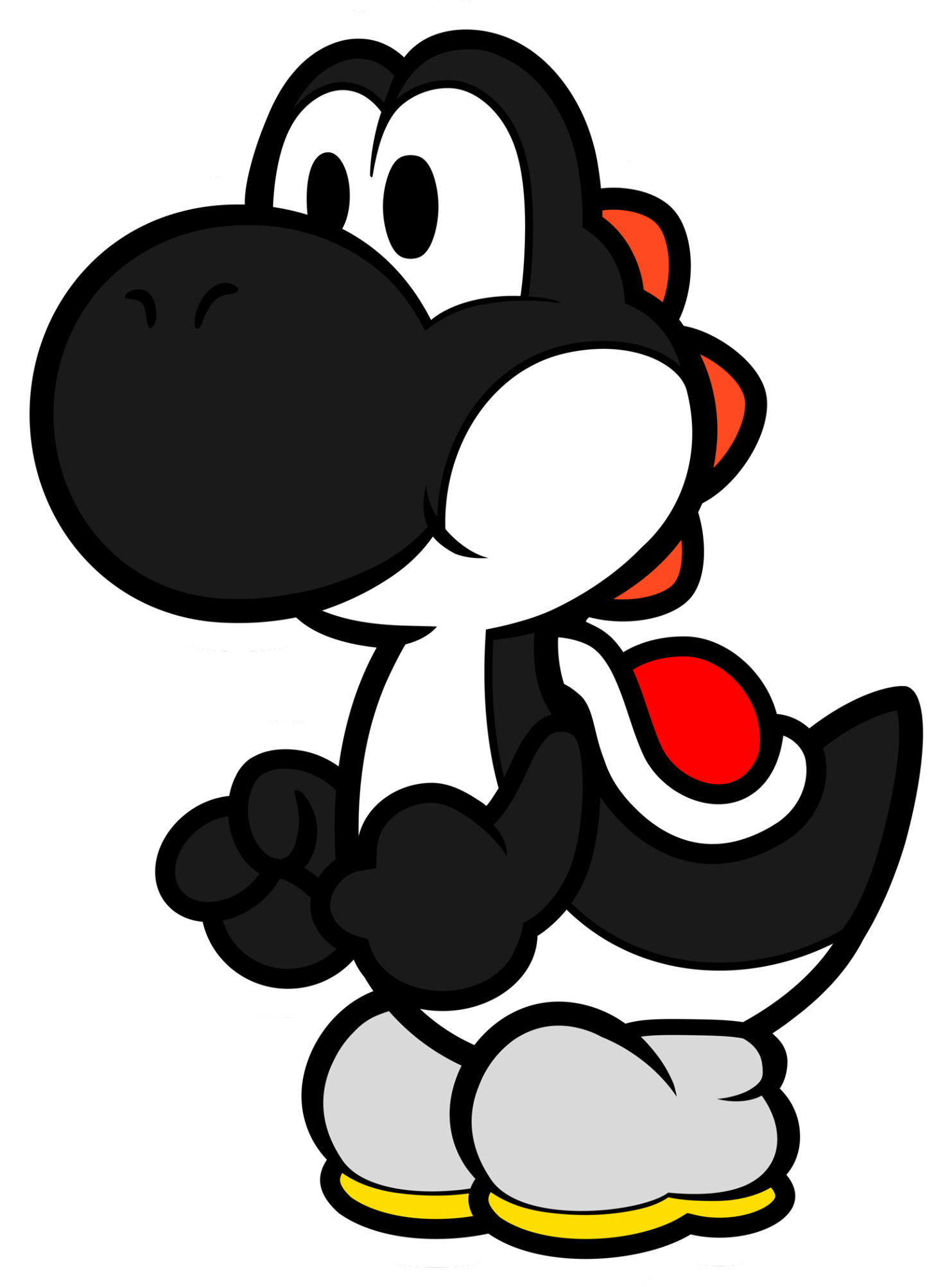 Black And White Yoshi (1529x2048)