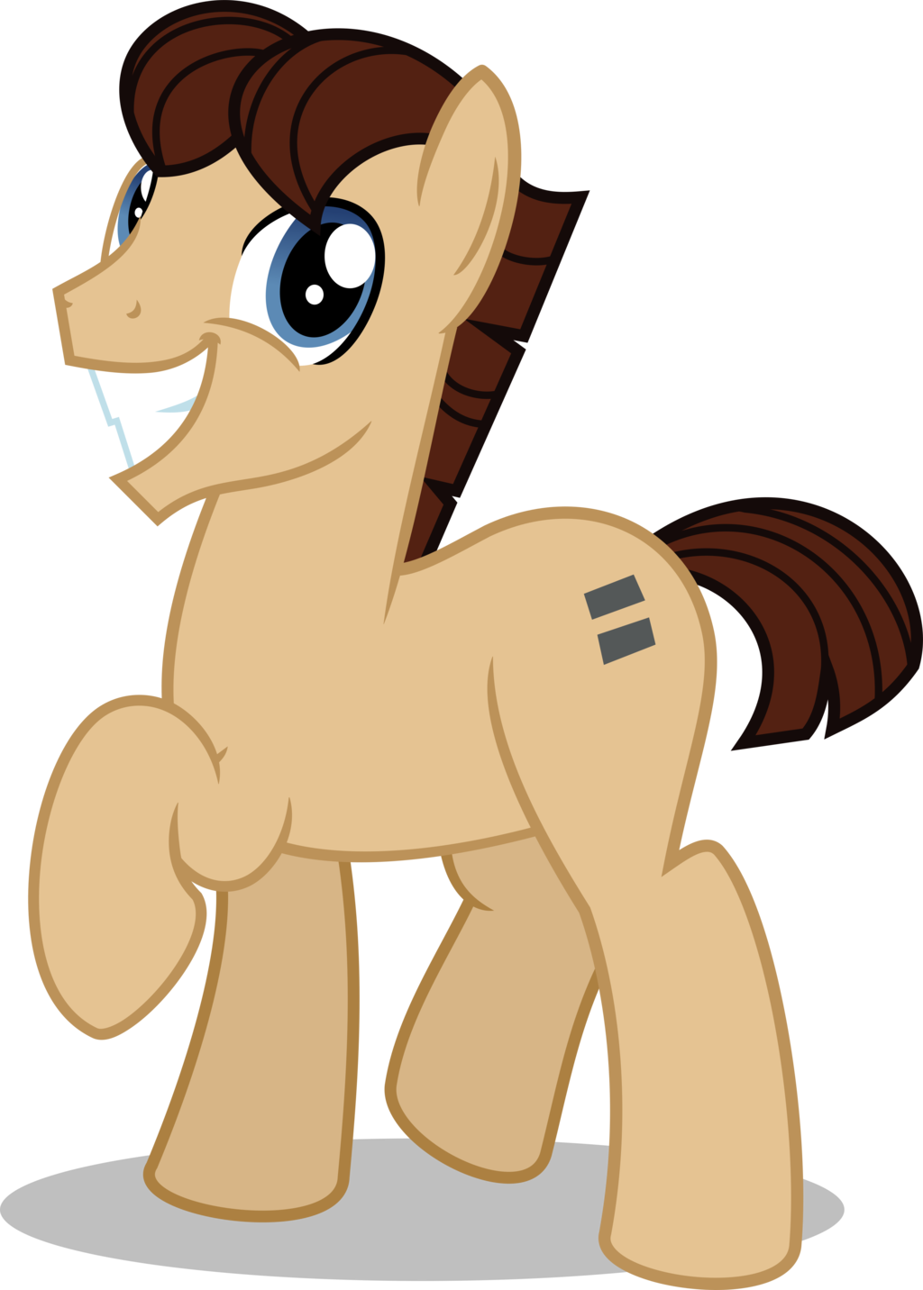 Equalized Loving Pony By Steampunksalutation Equalized - Cartoon (1024x1432)