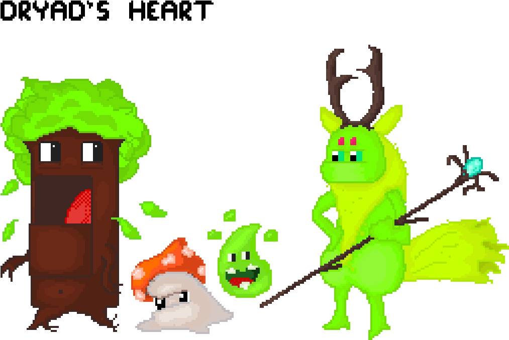 Dryad's Heart - Cartoon (1200x920)