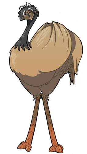 Emu - Monsters, Inc. (350x500)