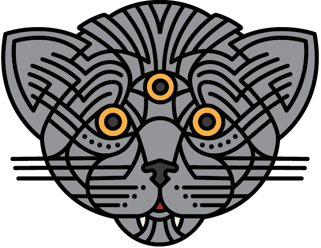 Clip Art Panther (627x485)