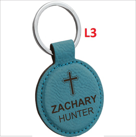 Leather Round Key Chain - Enjoy The Journey Pink Circular Bicycle Faux Leather (477x480)