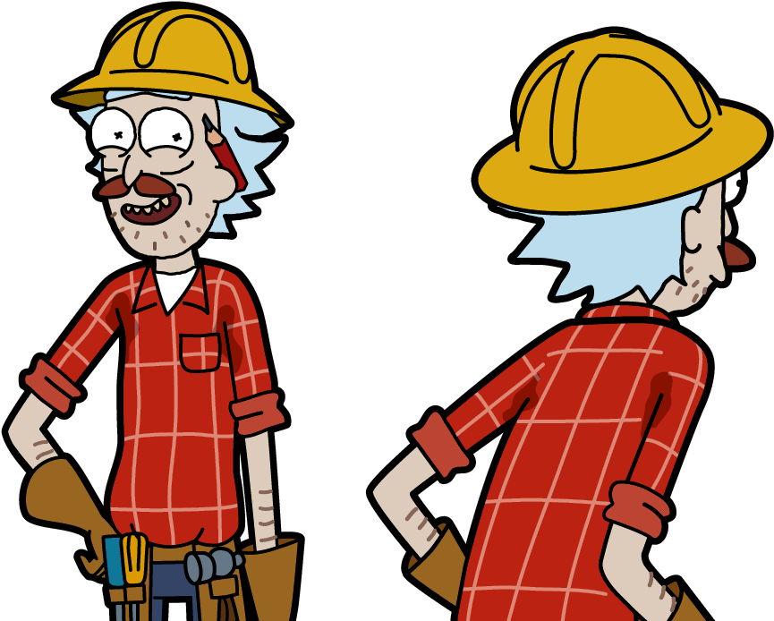 Jar Head Rick - Cartoon (936x808)