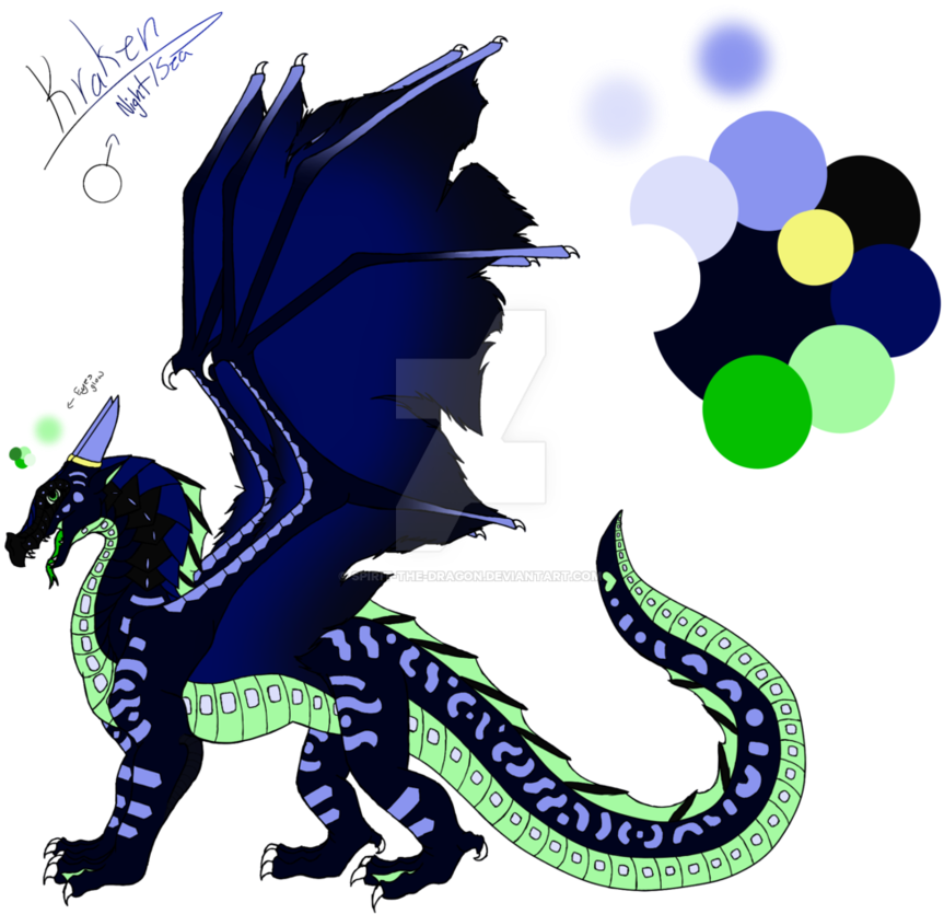 Kraken Half Ref - Dragon (904x883)