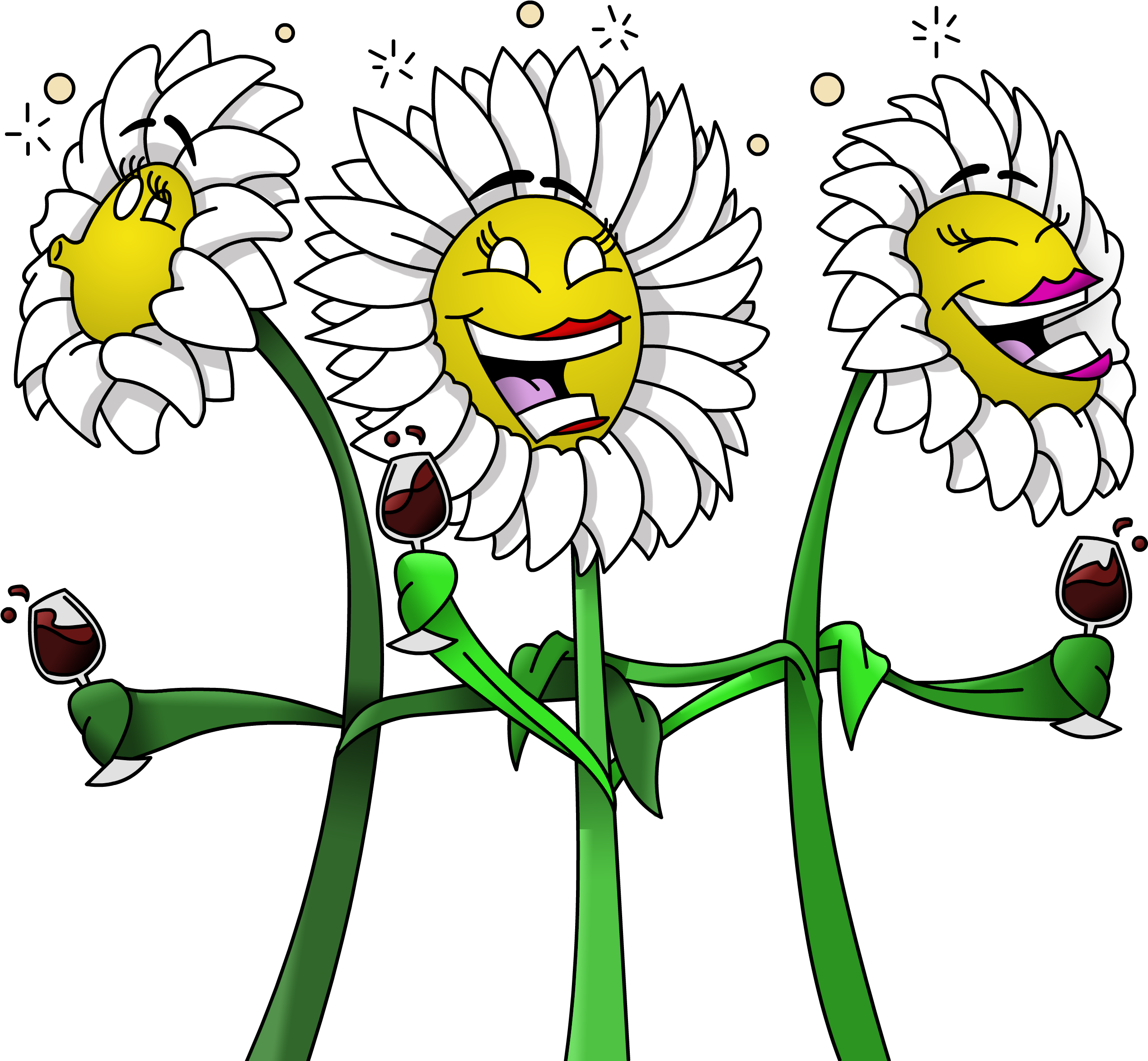 Tipsy Daisies - Tipsy Daisies (2880x2448)