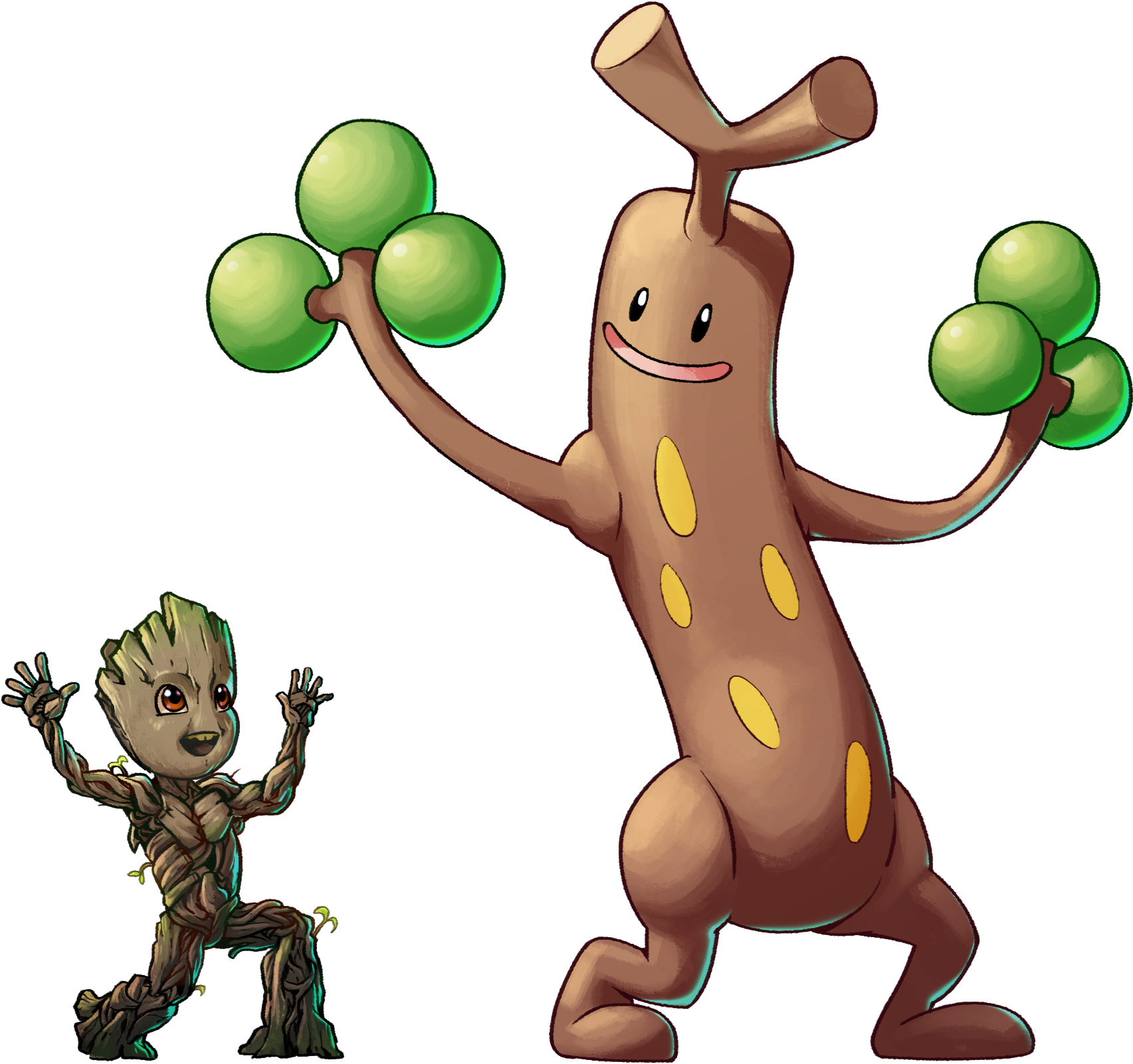 Tree Pokemon (1880x1766)
