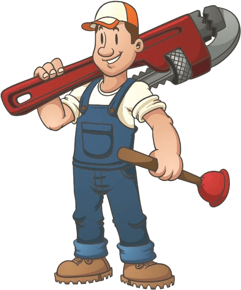 Plumbing Cartoon (483x583)