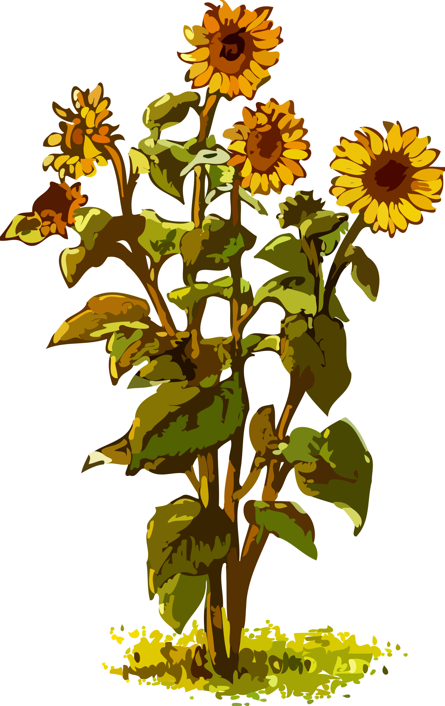 Big Image - Decoration Van Gogh Vector (1512x2400)
