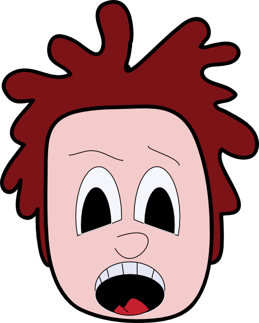 Surprised Boy - متفاجئ كرتون (512x637)