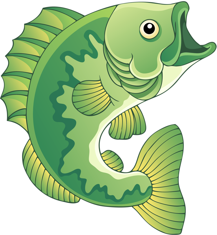17 - Clip Art Gren Fish (737x800)