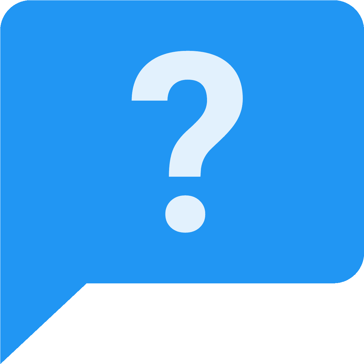 Ask Question Icon - Question Icon (1600x1600)