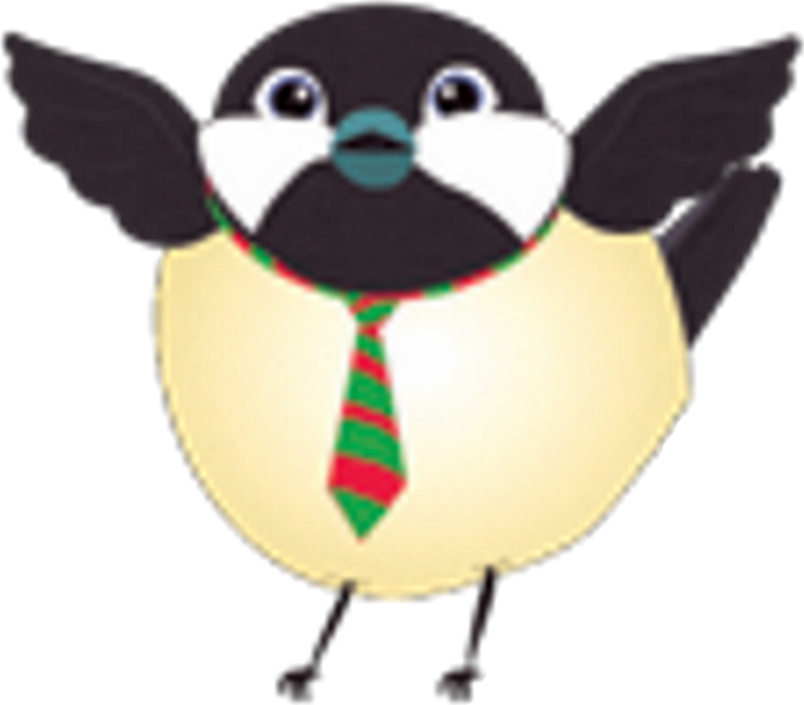 Chickadee-y - Cartoon (1141x1000)