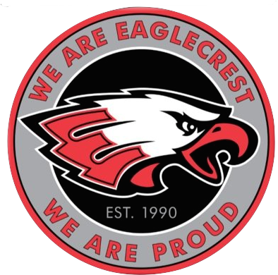 Eaglecrestbadgewhite - Eaglecrest High School (400x400)