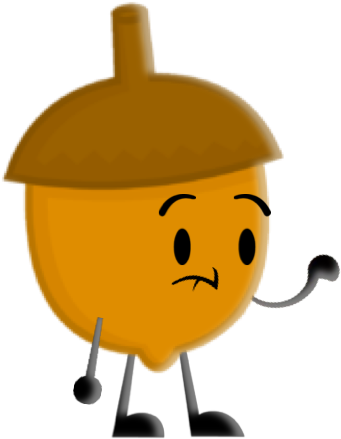 Acorn Pose Ou - Portable Network Graphics (369x447)