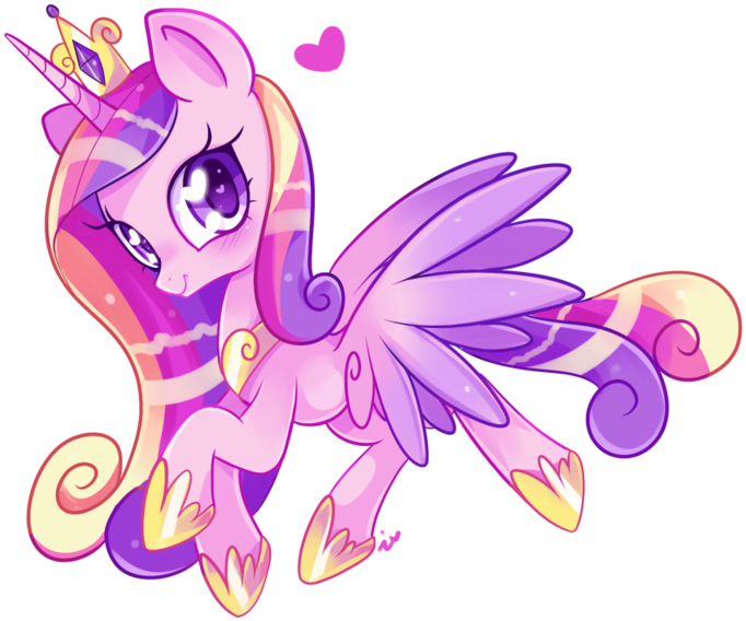 Princess Cadence By Ipun - Принцесса Каденс Арт (800x659)